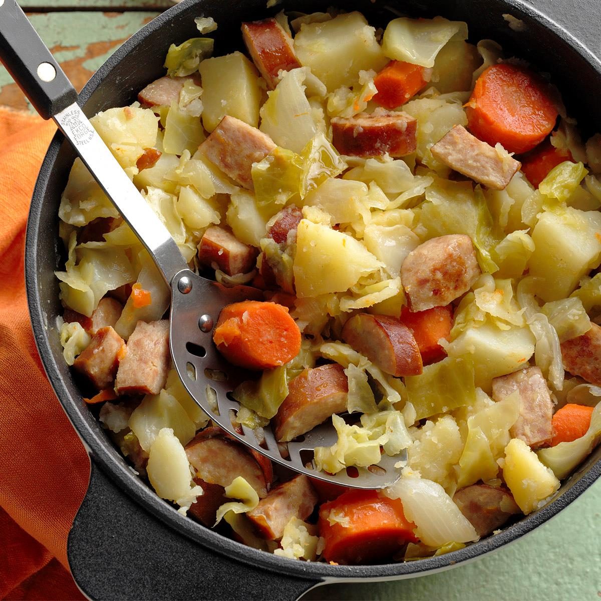 Instant pot italian online sausage cabbage and potatoes